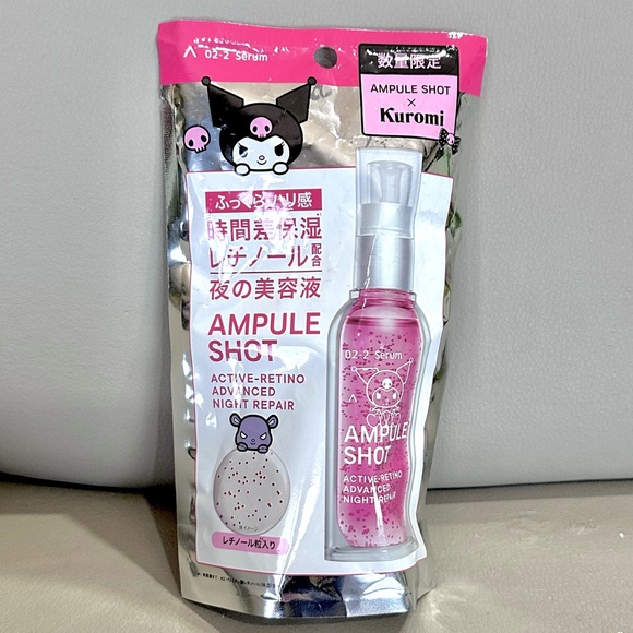 Sanrio Kuromi x Ampoule Shot Active retino Advanced Night Repair Serum - Picture 3 of 6